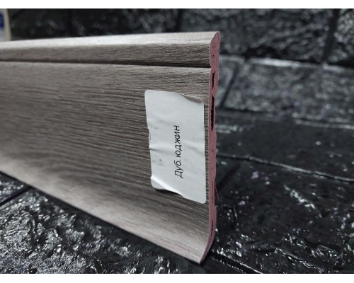 Плинтус Floor Decor Slim дуб Юджин 2500x80х7 мм купить по цене 92 грн