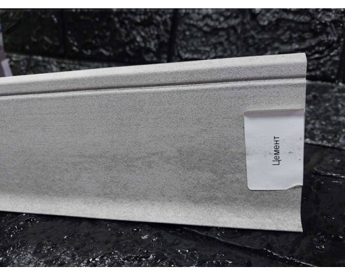 Плинтус Floor Decor Slim цемент 2500x80х7 мм купить по цене 92 грн