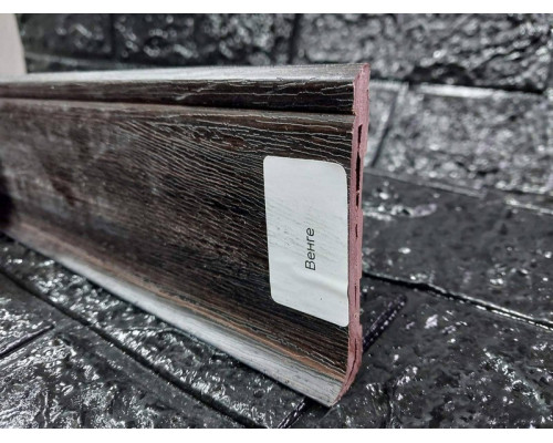 Плинтус Floor Decor Slim венге 2500x80х7 мм купить по цене 92 грн