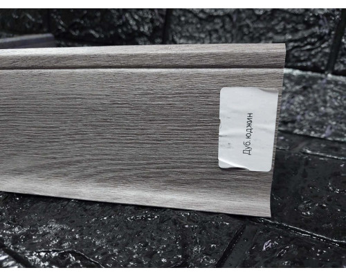 Плинтус Floor Decor Slim дуб Юджин 2500x80х7 мм купить по цене 92 грн