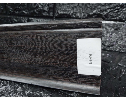 Плинтус Floor Decor Slim венге 2500x80х7 мм купить по цене 92 грн