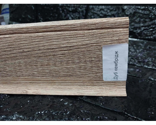 Плинтус Floor Decor Slim дуб кембридж 2500x80х7 мм купить по цене 92 грн