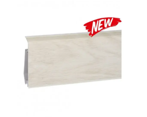 Плінтус Korner EVO 70 (028 Дуб Аспен 70*20,7*2500 мм) купити по ціні 56 грн