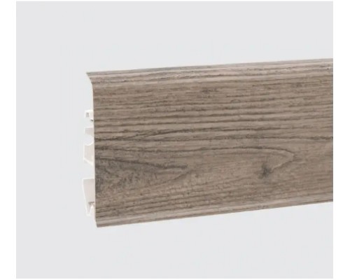 Плинтус Korner EVO 70 (005 Скаристый дуб 70*20,7*2500 мм) купить по цене 56 грн