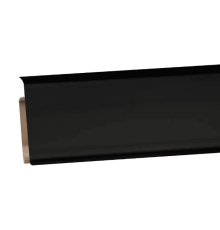 Плинтус Korner EVO 70 (040 Черный      70*20,7*2500 мм)