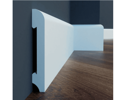 Плинтус напольный под покраску ударопрочный, дюрополимер CEZAR Elegance LPC-11 размер 2.44х78х13мм М/П купить по цене 145 грн