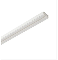 Карниз усиленный потолочный одинарный КСМ с крючками саморезами