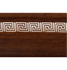Лента декоративная 50мм Бленда для потолочного карниза ОМ 
меандр орех