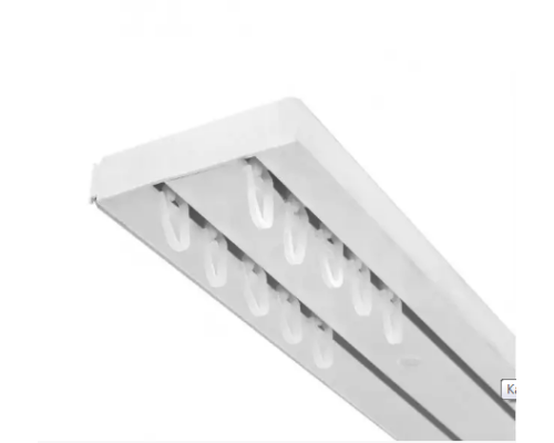 Карниз усиленный потолочный двойной КСМ с крючками саморезами купить по цене 165 грн