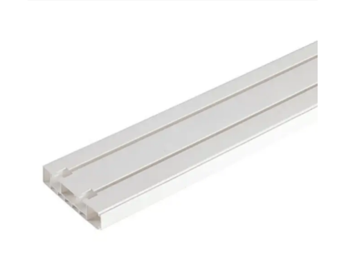 Карниз усиленный потолочный двойной КСМ с крючками саморезами купить по цене 165 грн