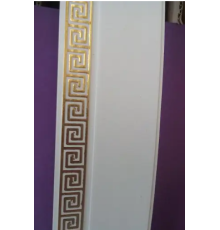 Карниз двойной ОМ с  лентой Меандр Золото 50 мм цена за комплект