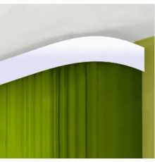 Лента декоративная 50мм Бленда для потолочного карниза ОМ Белая