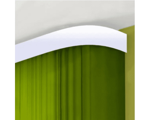 Декоративная лента на потолочный карниз Бленда Ажур 4 Черешня на потолочный карниз КСМ 70 мм купить по цене 160 грн