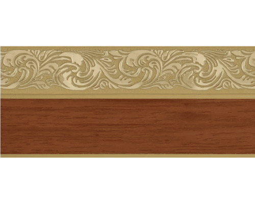 Декоративная лента на потолочный карниз Бленда Ажур 4 Черешня на потолочный карниз КСМ 70 мм купить по цене 160 грн