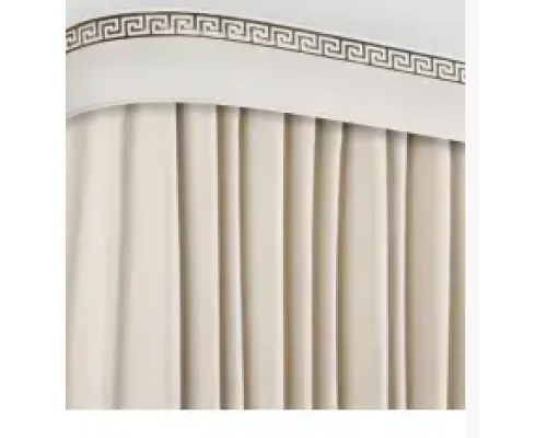 Декоративная лента на потолочный карниз Бленда Меандр 3 Белый на потолочный карниз КСМ 70 мм купить по цене 160 грн