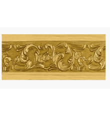 Декоративная лента на потолочный карниз Бленда 
Богемия №141   на потолочный карниз КСМ 70 мм