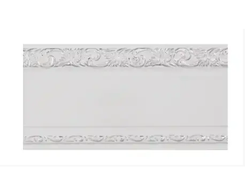 Декоративная лента на потолочный карниз Бленда Бленда Ажур 3 Хром на потолочный карниз КСМ 70 мм купить по цене 160 грн