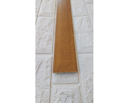 Наличник пластиковый плоский Дуб золотой (70 мм) усиленный устойчив к температурам купить по цене 185 грн