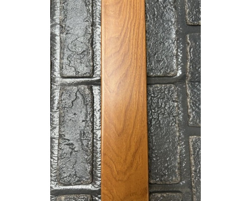 Наличник пластиковый плоский Дуб золотой (70 мм) усиленный устойчив к температурам купить по цене 185 грн