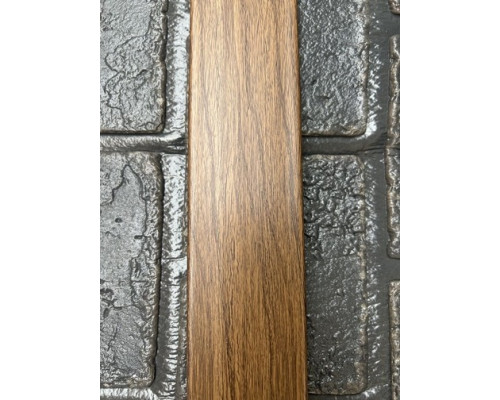 Наличник пластиковый плоский Орех (70 мм) усиленный устойчив к температурам купить по цене 185 грн