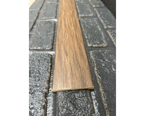 Наличник пластиковый плоский Орех (70 мм) усиленный устойчив к температурам купить по цене 185 грн