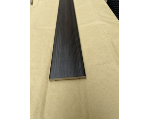 Наличник пластиковый плоский Венге (70 мм) усиленный устойчив к температурам купить по цене 185 грн