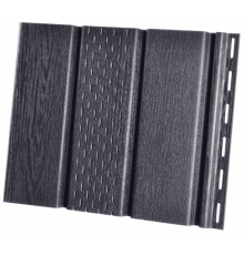 Софит графит Rainway (Ренвей) с перфорацией 300x3000(0,9м2)