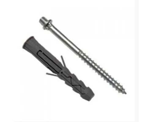 Винт шуруп крепежный с дюбелем 150 мм купить по цене 40 грн