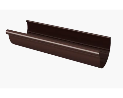 Желоб водосточный коричневый Rainway 90/75 1 метр купить по цене 90 грн