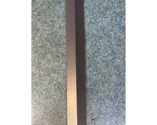 Пластиковый уголок Графит 15х15х2700мм купить по цене 40 грн