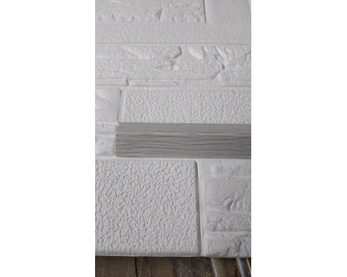 Пластиковий куточок Світло сірий 20х20х2700мм купити по ціні 50 грн