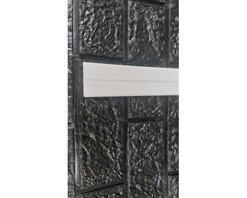 Гибкий угол ПВХ универсальный (Белый) 25*25*2.75м, рулон купить по цене 85 грн