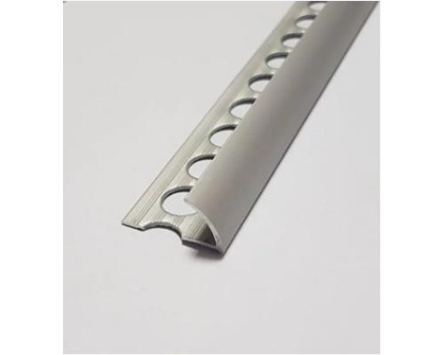 Наружный уголок алюминиевый для плитки толщиной 10 мм, длина 2,7 м Серебро купить по цене 135 грн