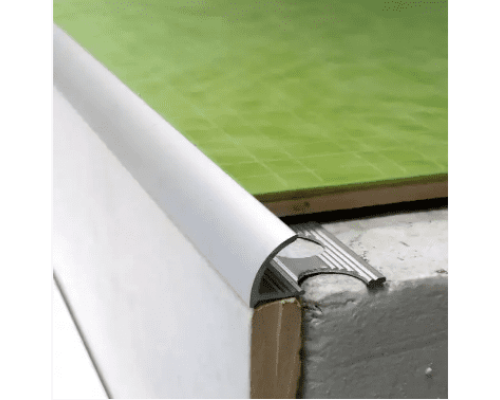 Наружный уголок алюминиевый для плитки толщиной 10 мм, длина 2,7 м Серебро купить по цене 135 грн