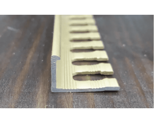 Зовнішній Профіль для плитки гнучкий L-подібний 12 мм срібло 2,7 м купити по ціні 135 грн